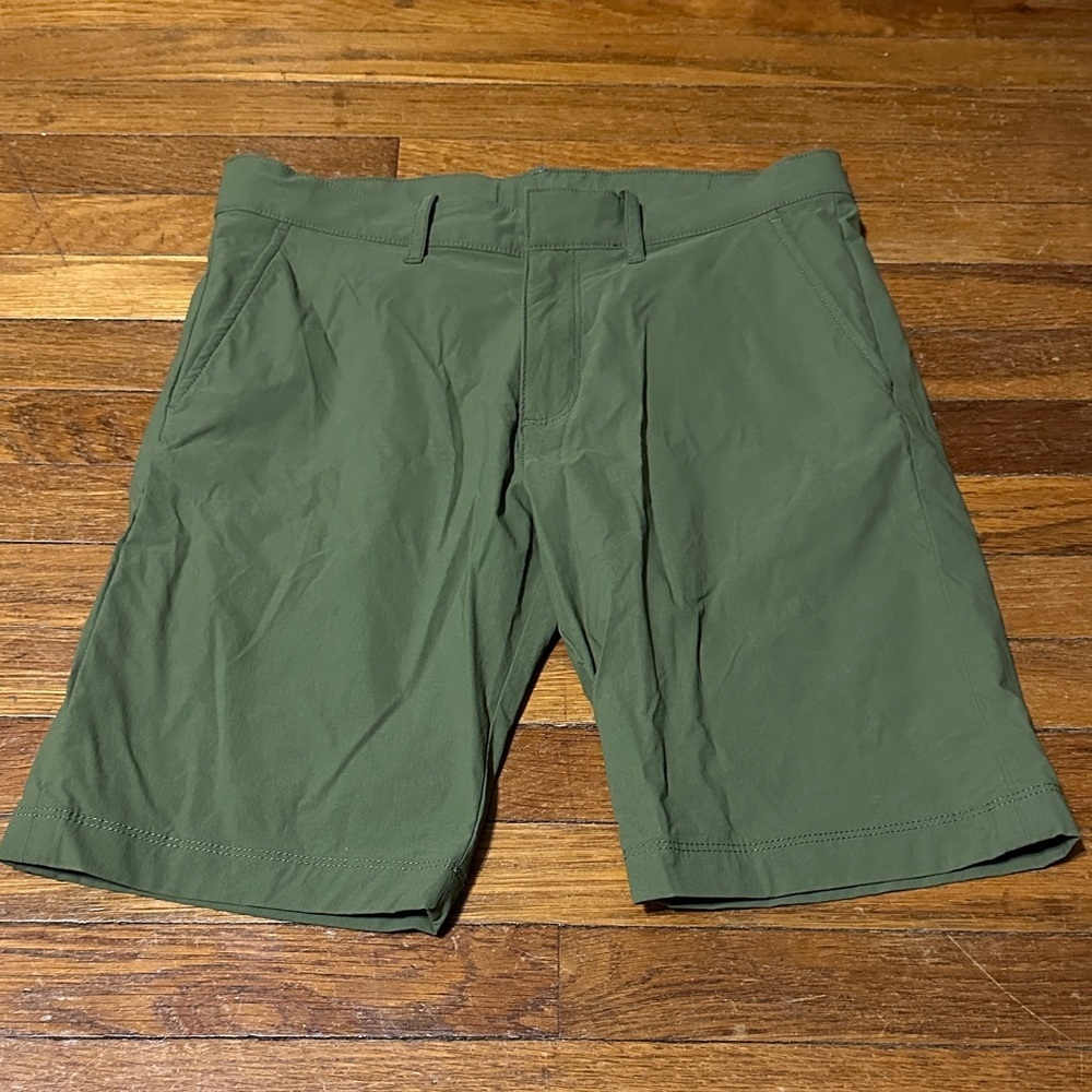 Crewcuts Olive Green Flat Front Shorts, Sz 14